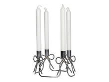 Ljusstake Rosett 4-armad Silver Form Living